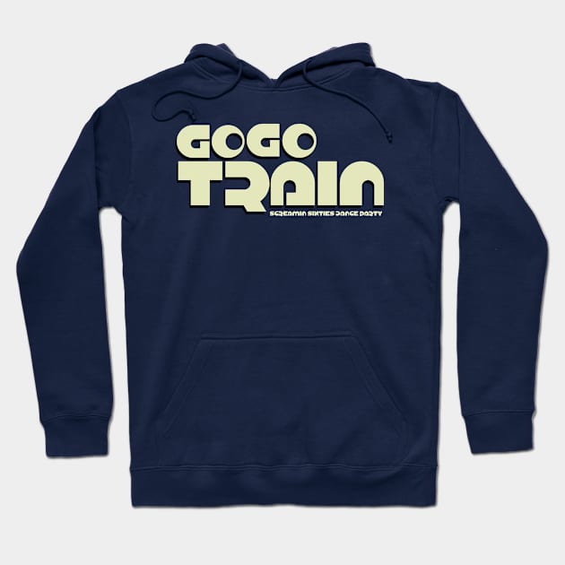 GoGo Train Hoodie by modernistdesign